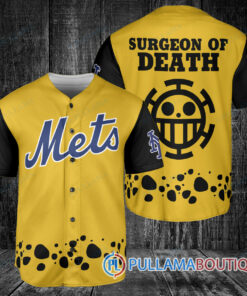 Trafalgar Law One Piece New York Mets Baseball Jersey