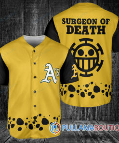 Trafalgar Law One Piece Oakland Athletics Baseball Jersey