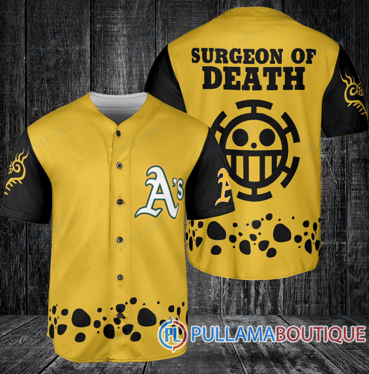 Trafalgar Law One Piece Miami Marlins Baseball Jersey