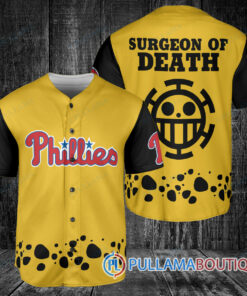 Trafalgar Law One Piece Phillies Baseball Jersey – Philadelphia Team Gear