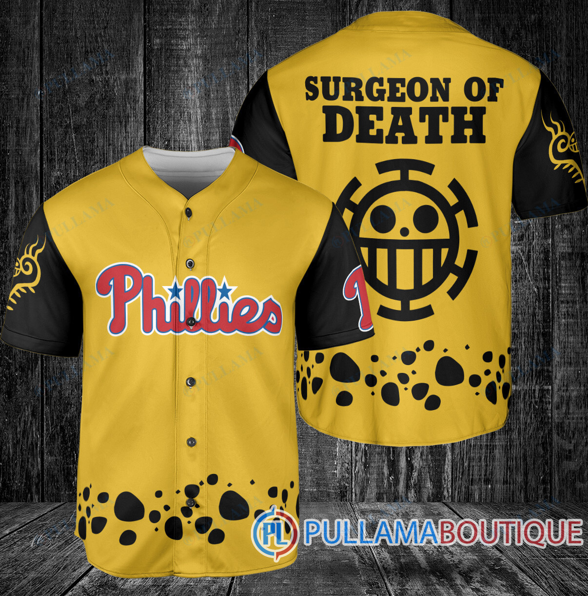 Trafalgar Law One Piece Pittsburgh Pirates Baseball Jersey