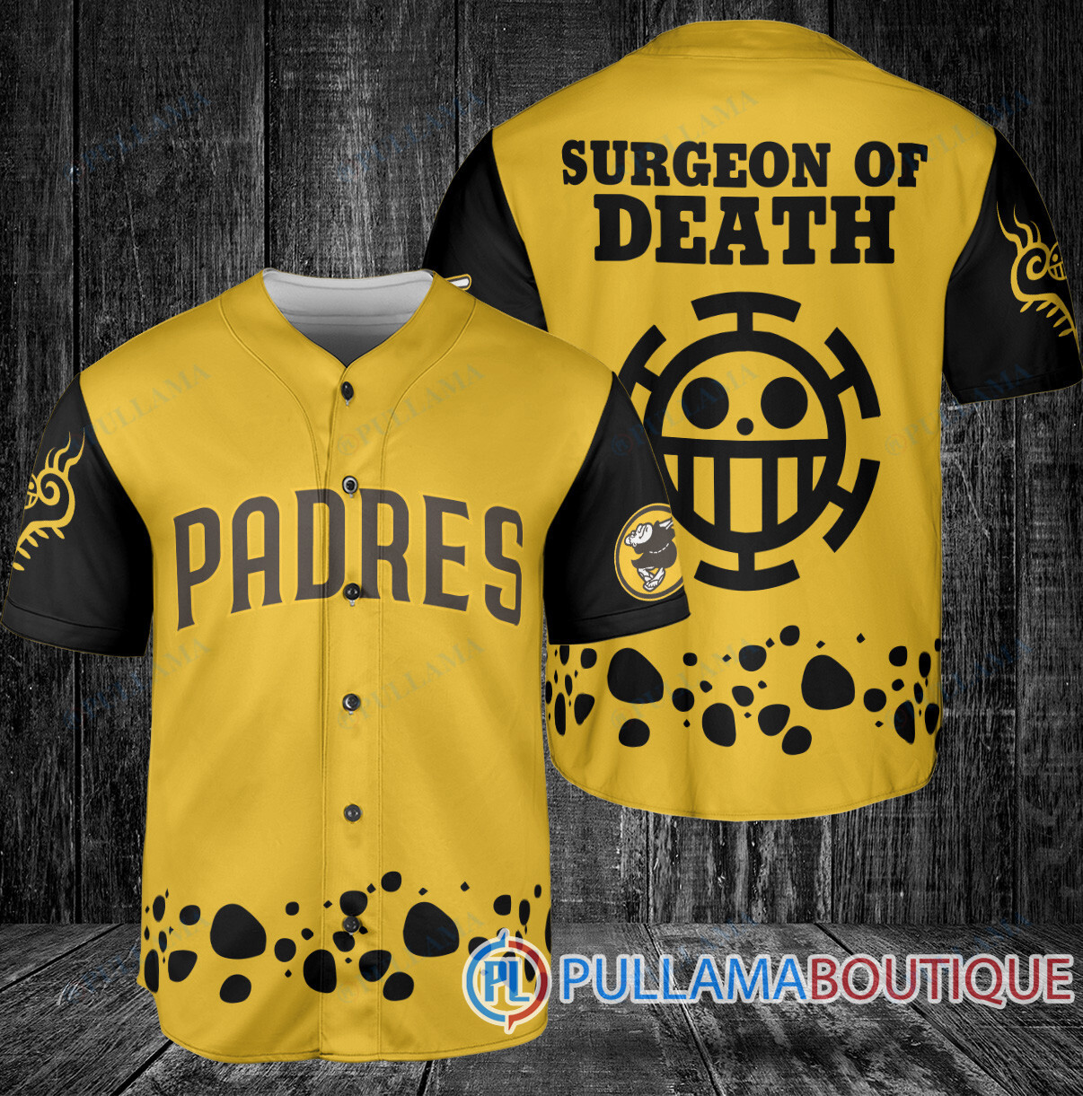 Trafalgar Law One Piece Seattle Mariners Baseball Jersey