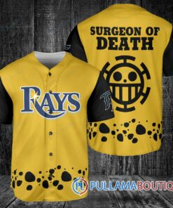 Trafalgar Law One Piece Tampa Bay Rays Baseball Jersey