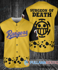 Trafalgar Law One Piece Texas Rangers Baseball Jersey