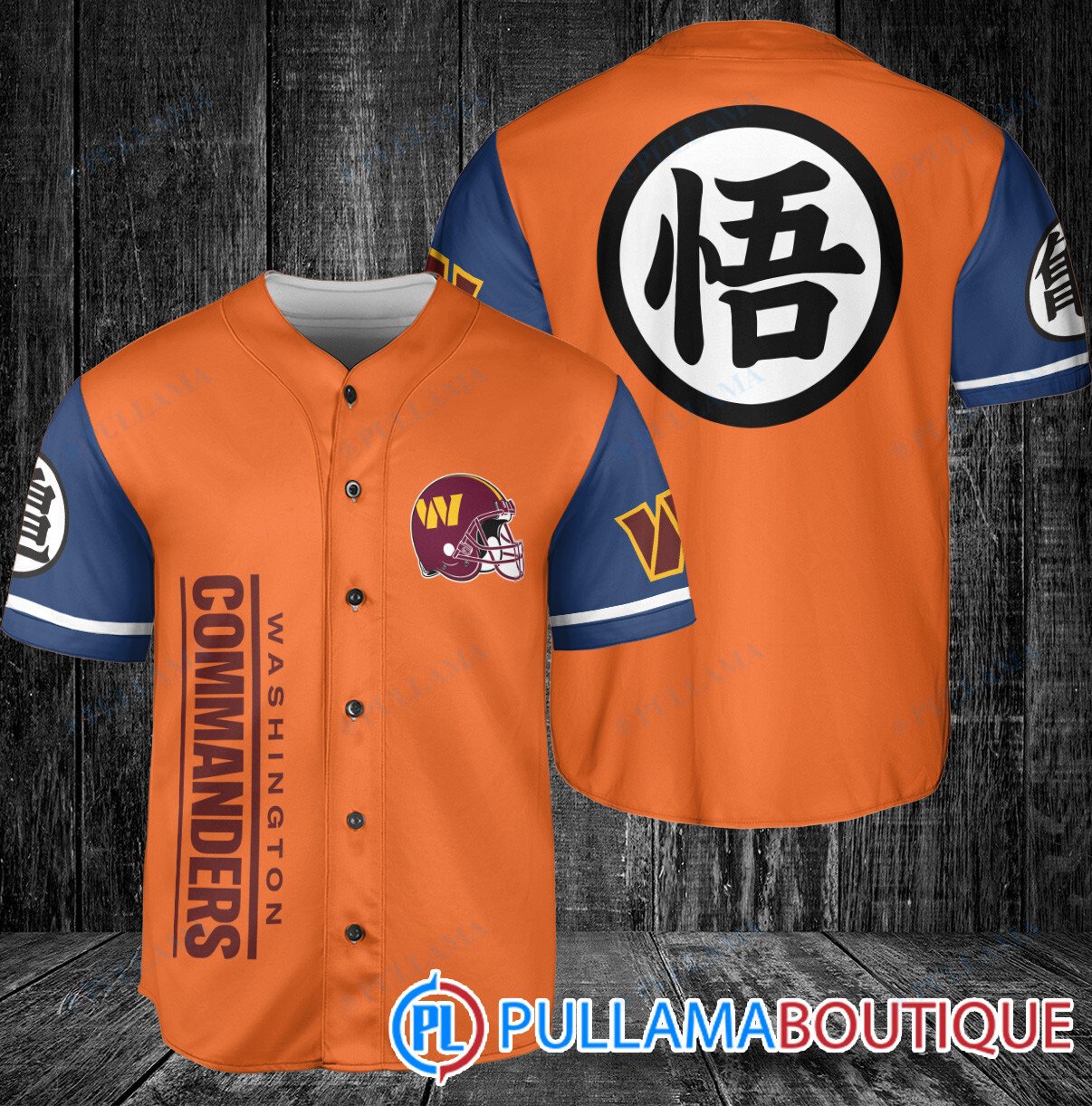 Seattle Seahawks Dragon Ball Z Goku Baseball Jersey