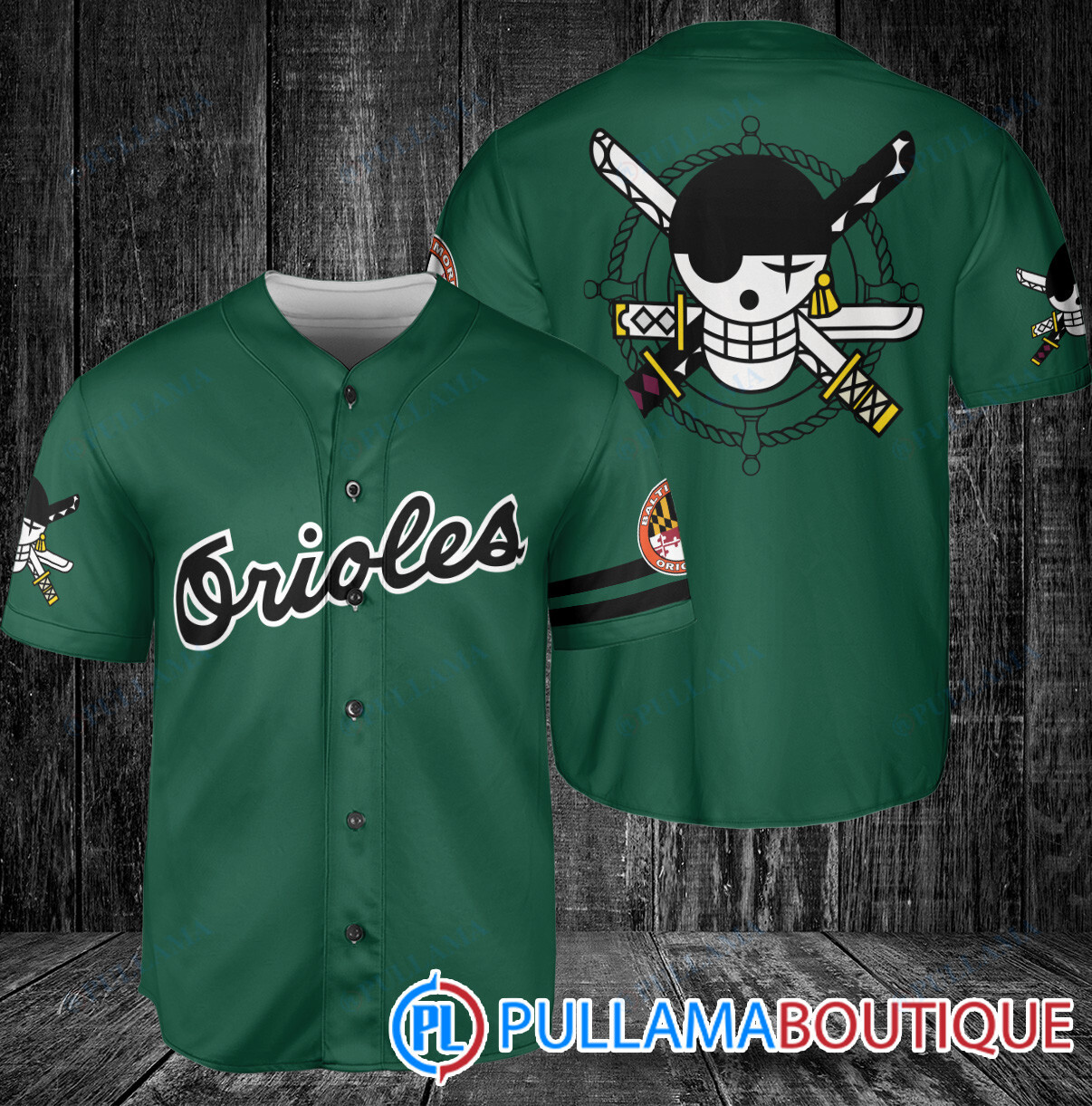 Zoro One Piece Straw Hats San Diego Padres Baseball Jersey