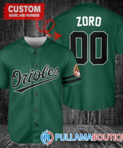 Zoro One Piece Straw Hats Baltimore Orioles Custom Baseball Jersey