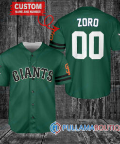 Zoro One Piece Straw Hats San Francisco Giants Custom Baseball Jersey