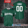 Zoro One Piece Straw Hats Oakland Athletics Custom Baseball Jersey